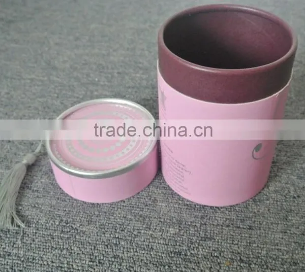 Pink Cosmetic Packaging Paper Core Tube photo-2