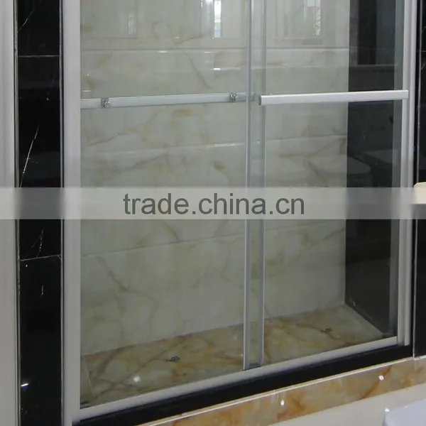 Freestanding Aluminum Building Shower Glass Door D16 photo-6