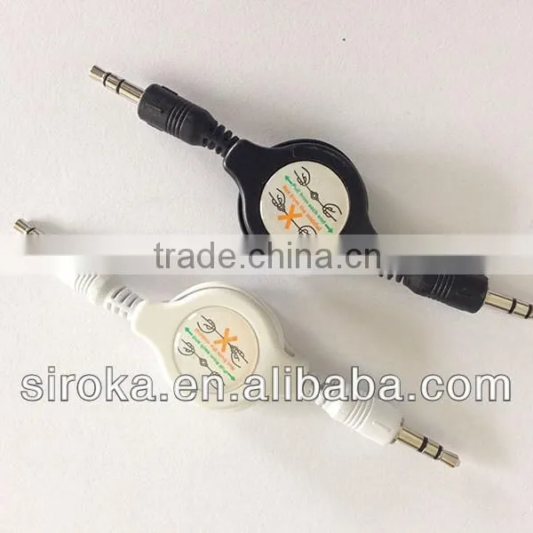 Retractable 3.5mm Audio Cable Jack Audio+hdmi Cable Stereo Male to Male Audio Aux Cable for Mobile Phone