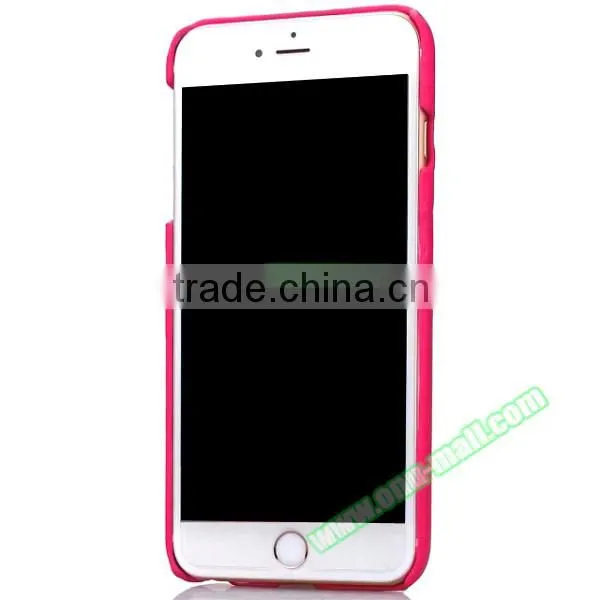 2016 Hot Selling Leather Coated Hard Case for IPhone 6s, Cover for IPhone 6 With Back Card Slot photo-4