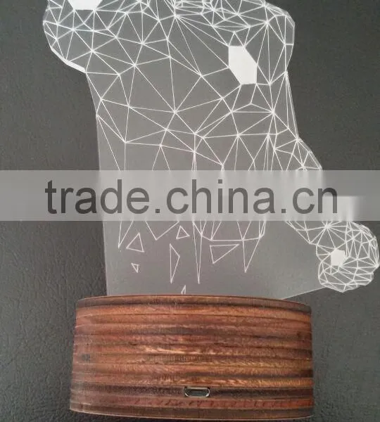 Acrylic Led Night Lights,coloured LED Night Light,acrylic Table Light photo-4