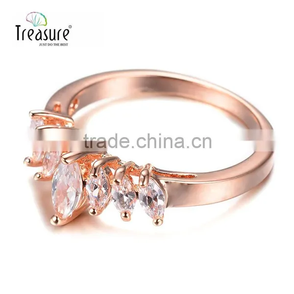 Diamond Jewelry Fashion Rose Gold Ring Jewelry for Wedding photo-6