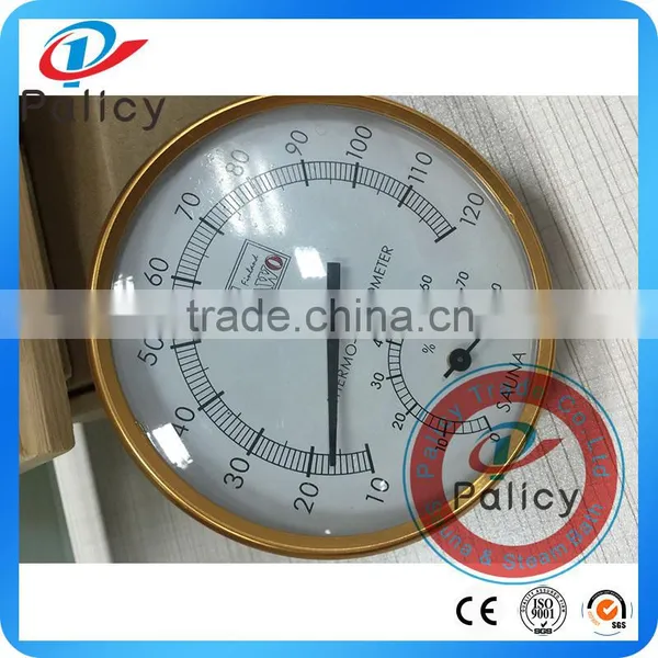 Palicy Hot Sauna Room Wooden Hygrometer Thermometer photo-4