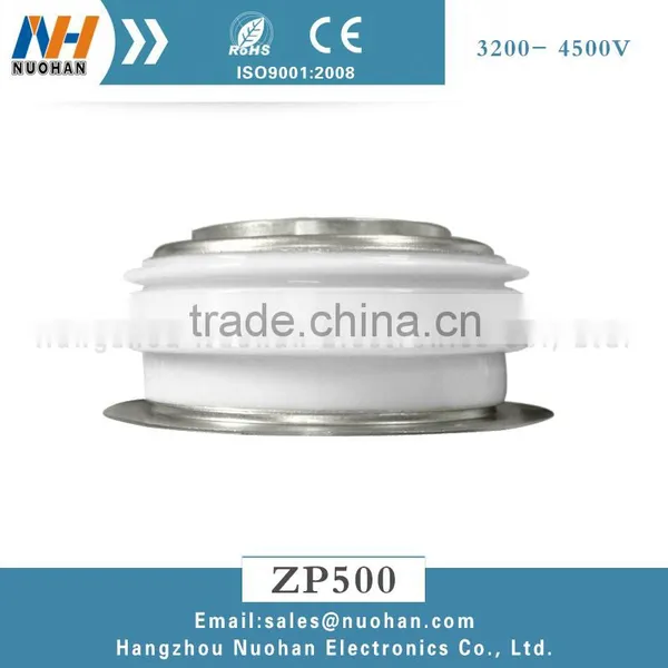ZP500 3200~4500v Fast Recovery High Voltage Diode High Voltage Diode 3kv High Voltage 500A Diode