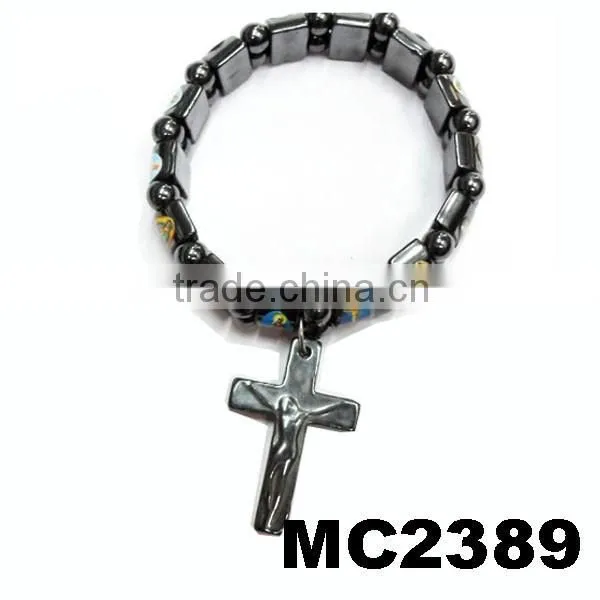 Wholesale Custom Cross Bead Rosary Rosary Bracelet
