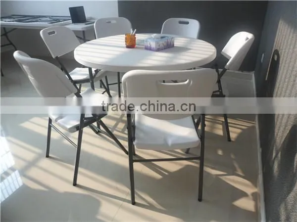 4ft Popular Outodoor Furniture Folding Round Plastic Table for Events Use at Factory Price photo-6