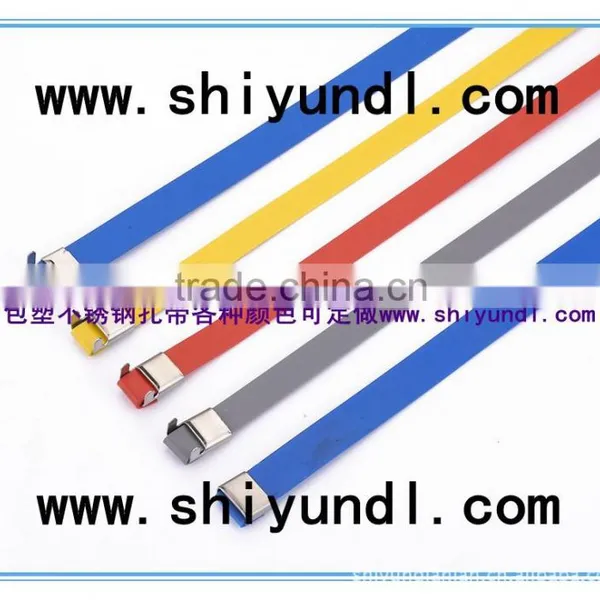 China Stainless Steel PVC Coated Cable Ties