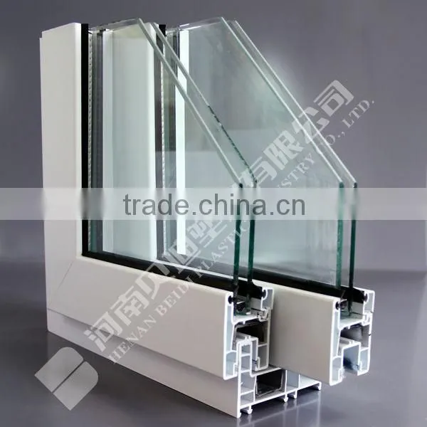 China GB/T28887-2012 Standard BD92 PVC Sliding Window, PVC Sliding Door