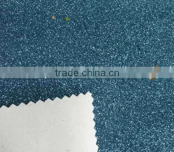 Shinny Glitter Polyurethan Synthetic PU Leather With TC Backing for Shoes Upper photo-2