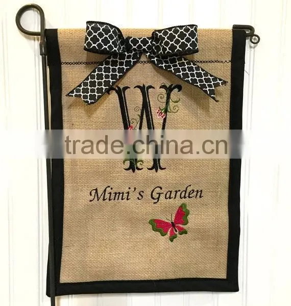 New Arrival 2016 Burlap Garden Decoration Flag photo-2