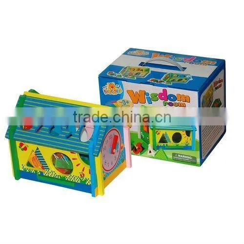24*19.5*17.5cm High Quality Wooden Digital House With Promotions