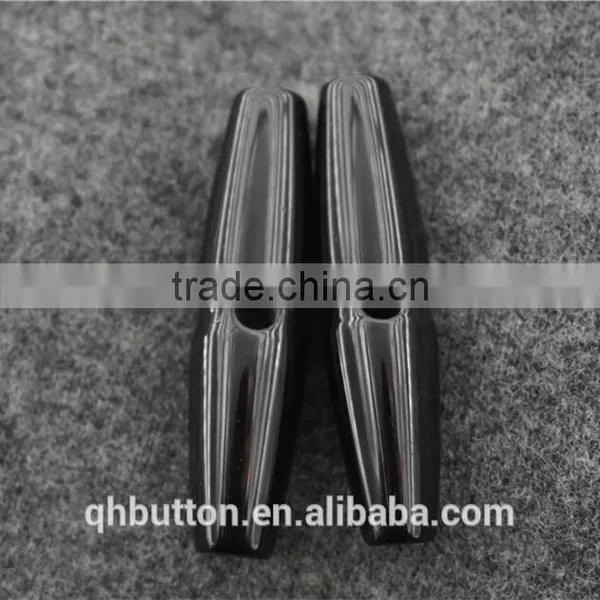 HOT SALE BLACK RESIN BAR BUTTON FOR GARMENT photo-3