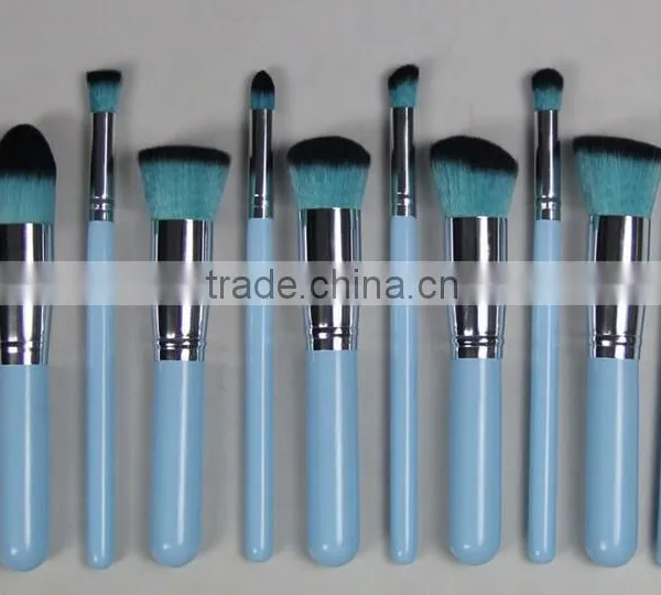 10pcs Makeup Brush Set Professional Personalized Fashion Girl's Makeup Kit