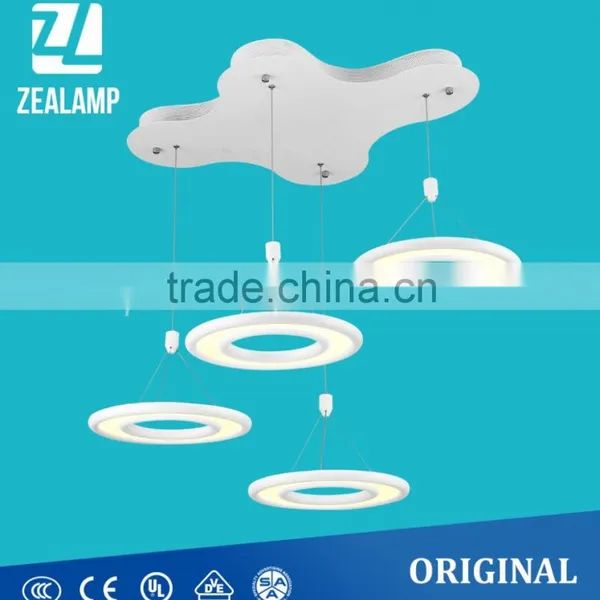 Original Design! LED Pendent Light Aluminum Alloy PMMA Diffuser Circle Lights