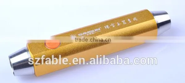 Mini Jade Testing Flashlight, Gem Torch With Yellow & White Light With Rechargeable Battery photo-6
