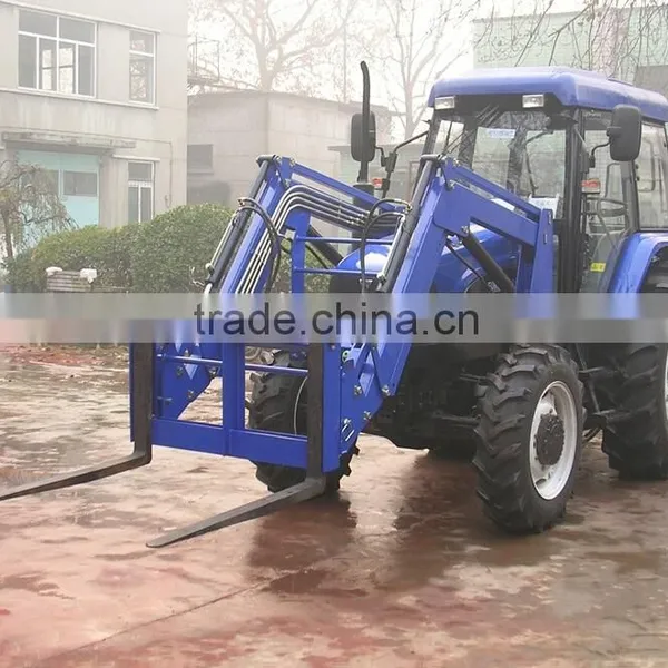 CE Certificate Europe Type Quick Hitch Tractor Front End Loader With Pallet Fork