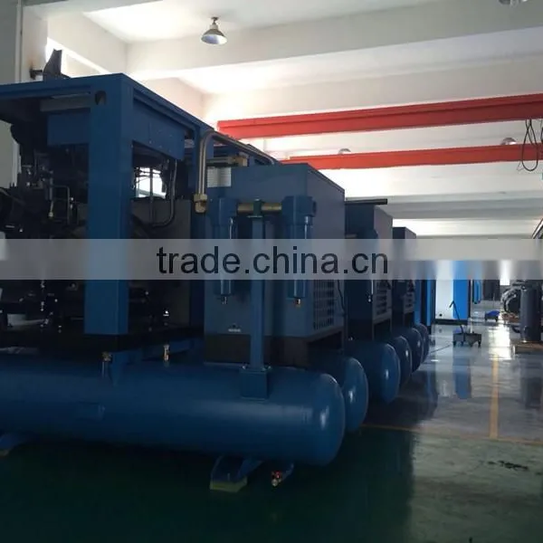Venezuela 22kw 37kw Electric Industrial Screw Air Compressor With Air Dryer photo-3