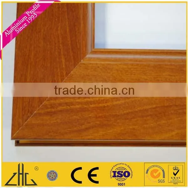 Extruded Aluminium for Windows in Wood Grain for Libya photo-2