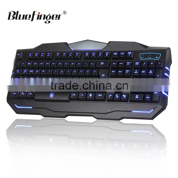 Custom OEM Blue Backlit Computer Keyboard and Mouse Combo photo-2