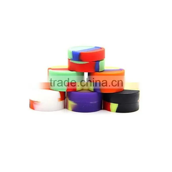 Hot Selling Customized 3ml Small Silicone Jars Dab Wax Container, Round Silicone Container photo-6