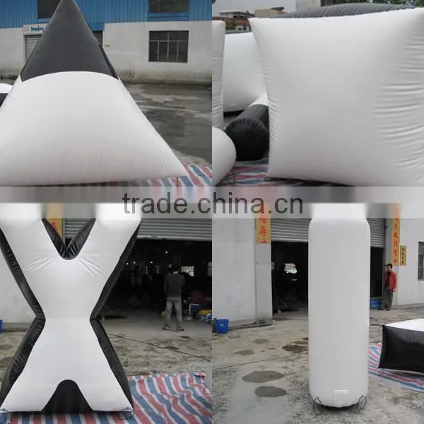 2016 Truth Quality Inflatable Gladiator Arena 19 Pcs Paintball Obstacles Bunkers Field Custom Box Bunker Paintball photo-6