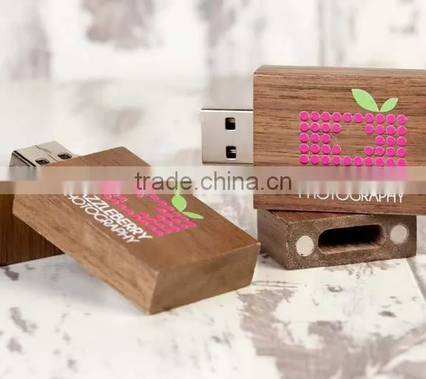 2016 Corporate Giveaway Gift Bamboo 16GB Wooden USB 2.0 Pendrive, Eco-friendly Wood Material Usb Flash Drive Wholesale photo-4