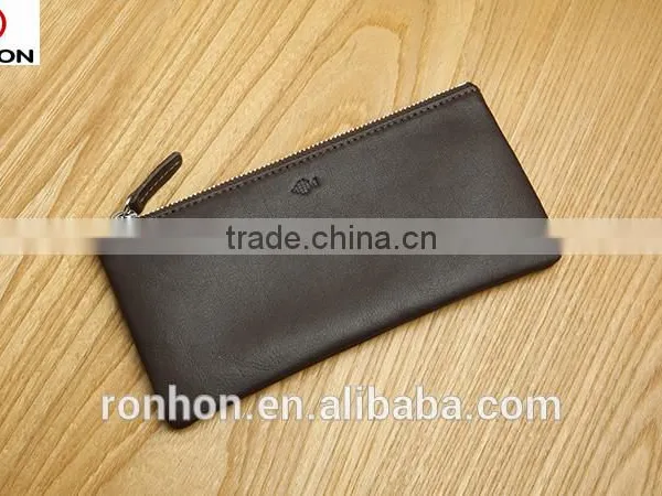 Simple Young Zipper PU Leather Wallet for Men photo-5