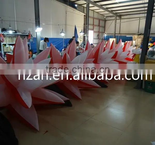 Big Inflatable Red Flower for Wedding Decoration photo-2