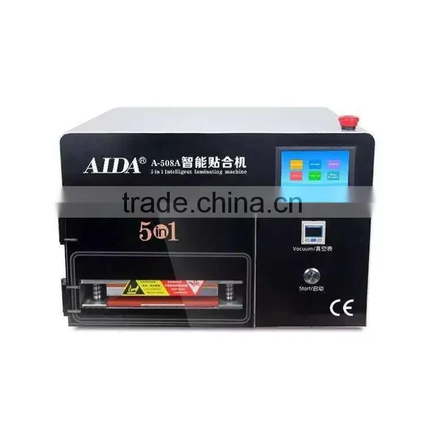 5 IN 1New Lcd Refurbish Machine AIDA A-508, Laminating Machine, For LCD and Touch Laminate With Bubble Remover.