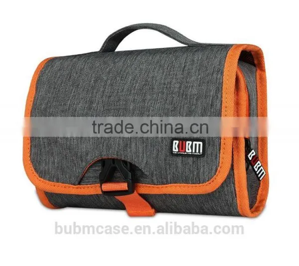 Fashion Folding RED Small Travel Cosmetic Bags Nylon Hand Bag Women photo-6
