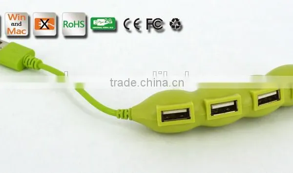 China Personal Design Slim Funny Mini 4 Port Usb 2.0 Hub From Usb Hub Suppliers photo-4