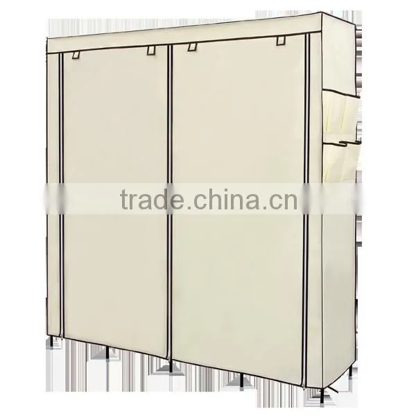 Assemble Multi-compartment Collapsible Closet Cabinet Wardrobe, Non-woven Fabric Wardrobe Cabinet photo-2