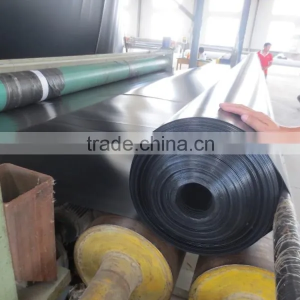 HDPE Geomembrane,waterproof Black HDPE Sheet for Pond Liner photo-6