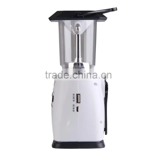 Super Bright White Led Camping Solar Lantern Radio photo-3