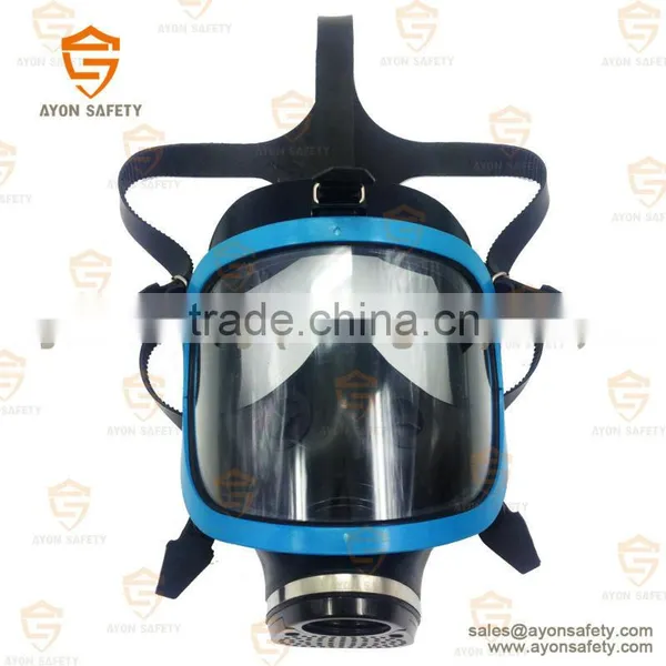 Light Weight Full Face Gas Mask- Blue Single Cartridge for Civil Defence Using