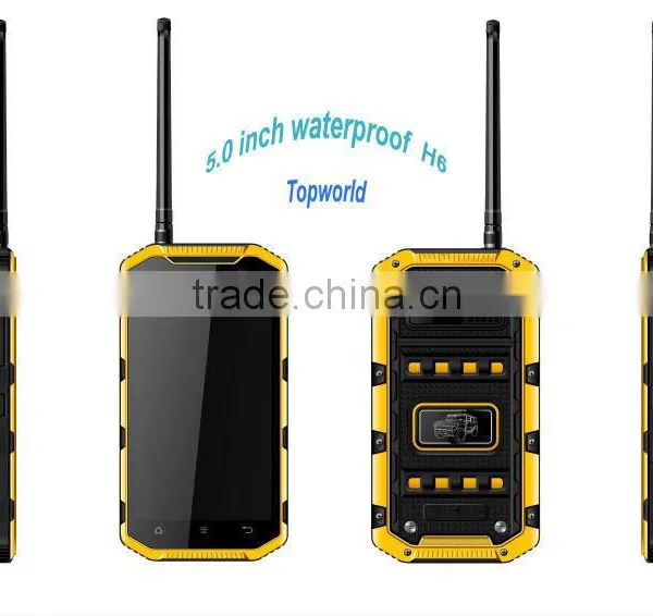 5.0" IP68 Waterproof Phone With MTK6582 Quad Core Android 4.2 HUMMER H6