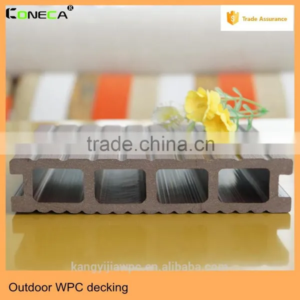 Waterproof Patio Outdoor High-quality Good Price Hollow Groove Wood Plastic Composite Decking Wpc photo-5