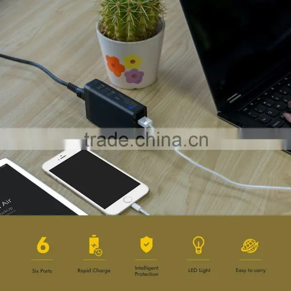 Portable Universal Usb dc 5 Volt Charger Adapter 6 Ports photo-6