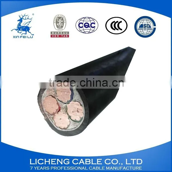 4 Core Cable Xlpe Insulated Pvc Coated Electrical Power Cable 4x120mm2 Medium Voltage Wire Cable photo-4