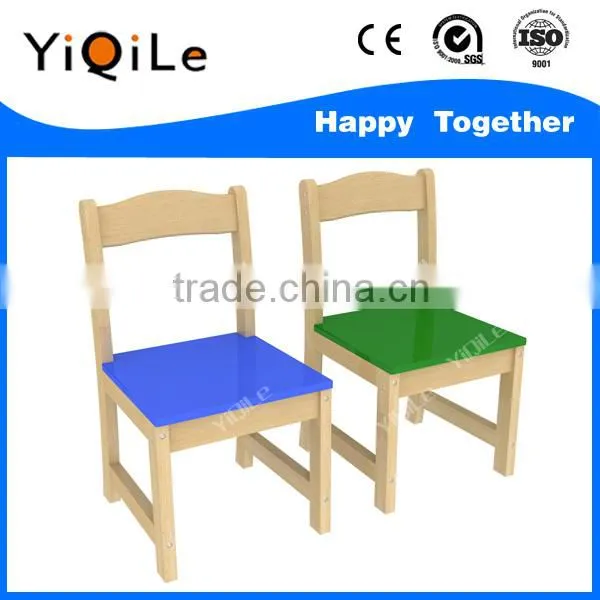 Wholesale Eco-friendly Pine Material Children Wooden Chair for Sale photo-4