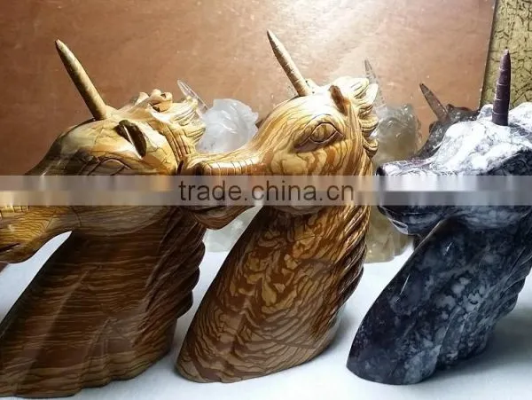 Wholesale Polished Crystal Gift Items Unicorn ,Carving Stone for Crafts photo-4