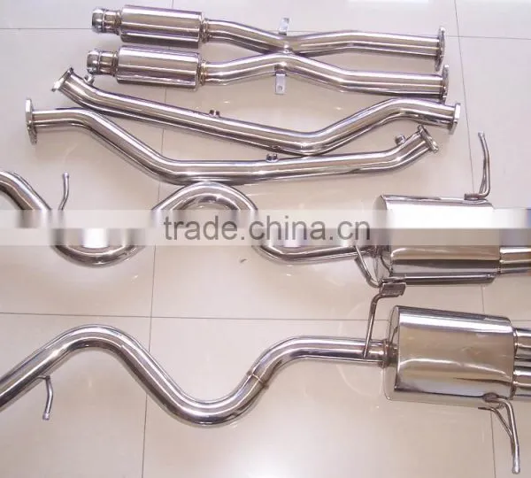 3-SERIES E92 335I COUPE M3 EXHAUST CATBACK With Titanium Coating Tips photo-4