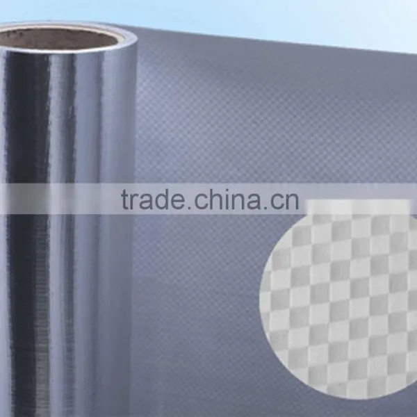 Reinforced Aluminium Foil Radiant Barrier Aluminium Foil Woven Fabric photo-3