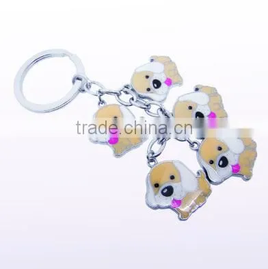 Manufacture Promotional Custom Shaped Metal Dog Keychain photo-5