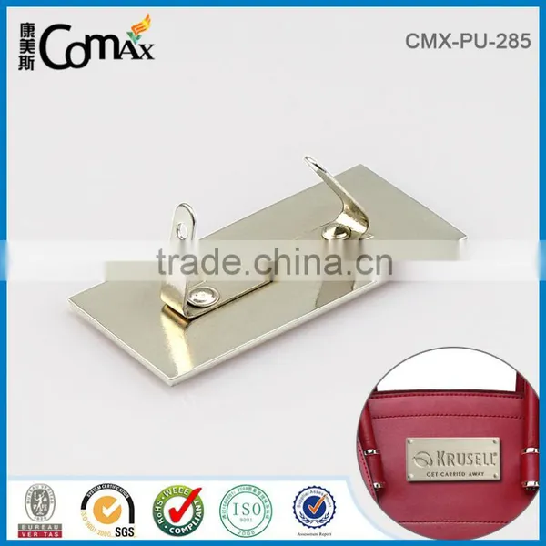 Wholesale Fashion Engraved Custom Metal Bag Label for Handbag photo-3