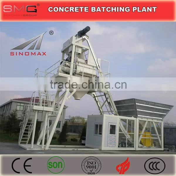 100m3/h YHZS100 Mobile Ready Mix Concrete Batching Plant for Sale Made in China photo-6