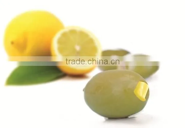 Stuffed Green Olives With Lemon. Top Quality 100% Tunisian Olives.Stuffed Olives With Lemon, Table Olives. 370 ml Glass Jar photo-4