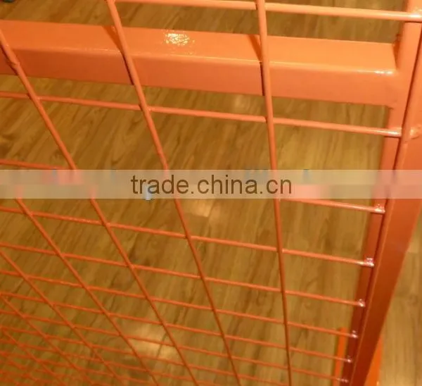 Ca-Type Temporary Fence Panels 4mm Wire 50mm by 150mm Mesh Hole Size Yellow Portable Fence photo-2