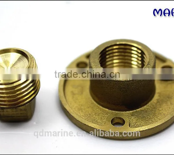 Boat Brass Garboard Drain Plug With O-Ring photo-4