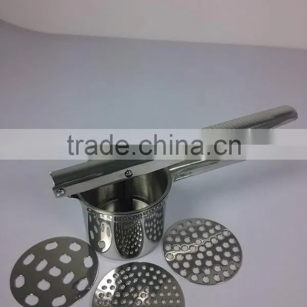 Potato Masher Stainless Steel Potato Presser photo-2